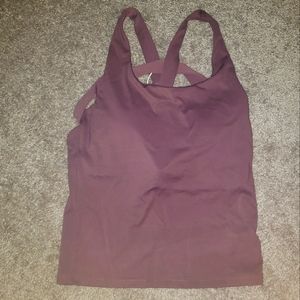 Padded strappy yoga top *